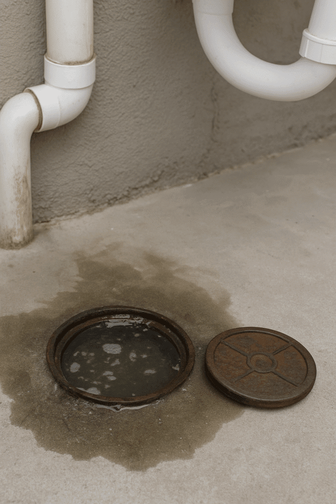 Refoulement des eaux usées dans les canalisations